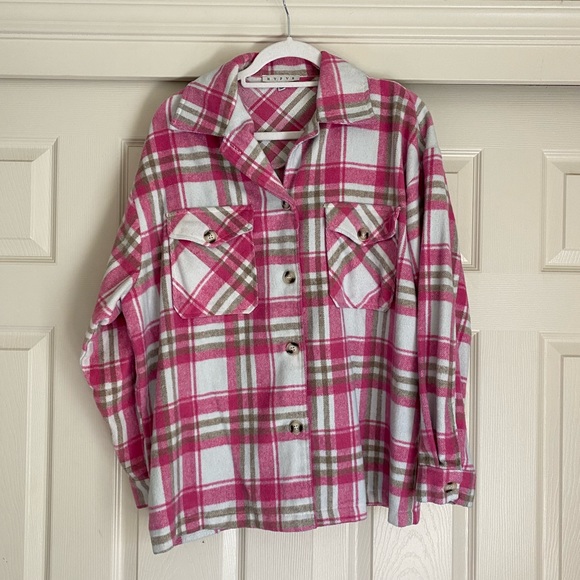 Pink Shacket - Picture 1 of 3